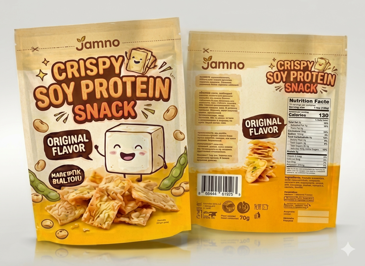 Jamno Crispy Soy Protein Chips Original Flavor (1.76Oz)